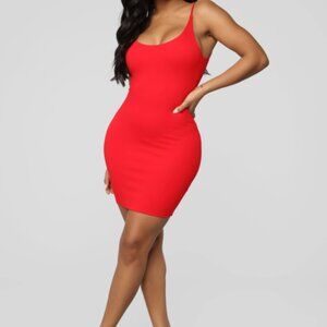 Julianna Body Sculpting Dress - Red